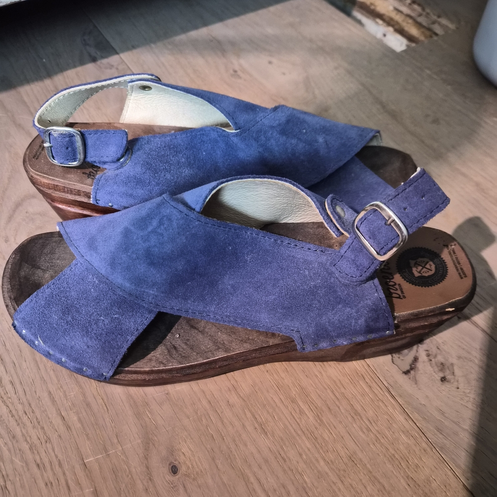 Blue Suede Troentorp Women's Sandals